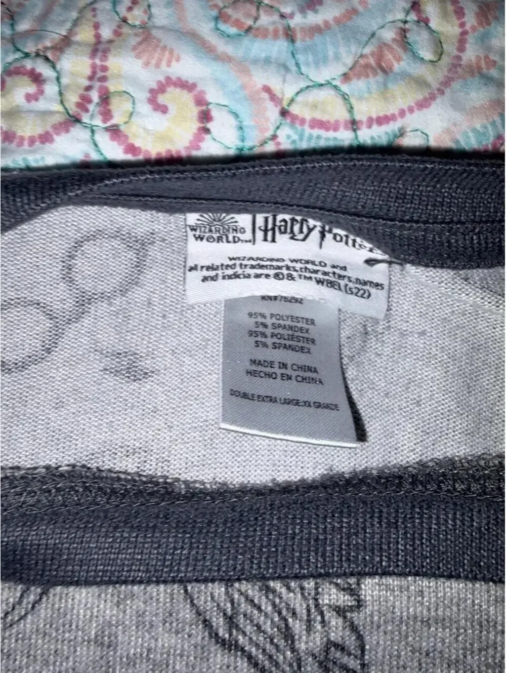Harry Potter Women's Black and Grey Shirt